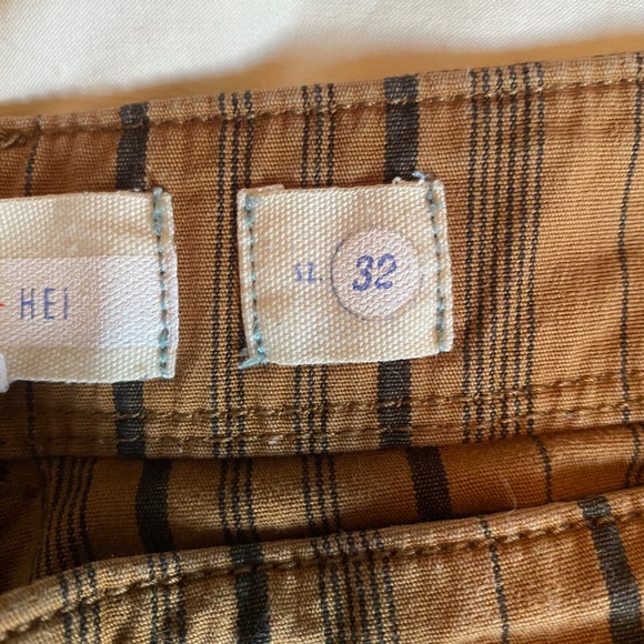 Anthropologie Hei Hei The Wanderer Striped Cargo Utility Pants Size 32 - Picture 12 of 14